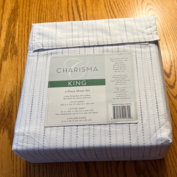 Charisma Bedding Nwt Charisma King Sheet 6 Piece Set Poshmark